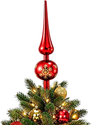Obrázok produktu pre Malý vianočný stromček, výška 30 cm, červený s zlatými ozdobami, vianočná dekorácia
