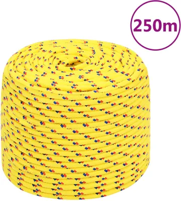 Image de Corde de bateau Jaune 10 mm 250 m Polypropylène