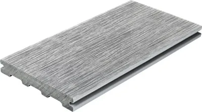 Produktbild von Konsta WPC Terrassendiele Nativo Used Wood Vollprofil beschichtet hellgrau 22,5x142x3000 mm