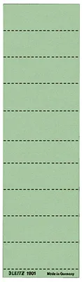 Image de Leitz 1901-00-55 1901 Blanko-Schildchen - Karton, 100 Stück, grün