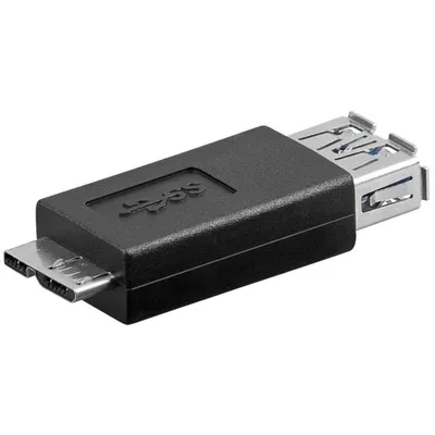 Immagine prodotto di Goobay 94952 Adattatore USB 3.0 SuperSpeed - Presa USB 3.0 (tipo A) > Microspina USB 3.0 (tipo B)