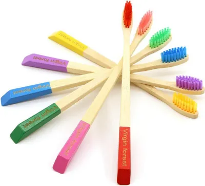 Image de Brosse à dents en bambou, parfum bambou, écologique, biodégradable