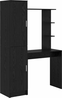 Image de Bureau 2 pcs Chêne noir