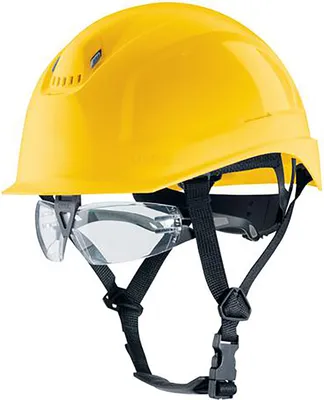 Produktbild von Schutzhelm uvex pheos S-KR 9772160 gelb mit Lüftungen