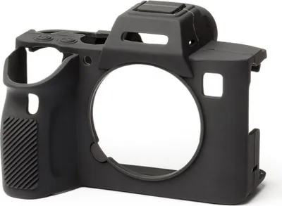 Produktbild von Walimex pro easyCover Kamera Schutzhülle kompatibel mit Sony A9 II / A7R IV, rutschsichere Silikonhülle, Kameraabdeckung für uneingeschränkte Bedienbarkeit