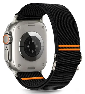 Obrázok produktu pre Pasek Tech-Protect Nylon Slip Na Apple Watch 44 / 45 / 46 / 49 mm - Čierny