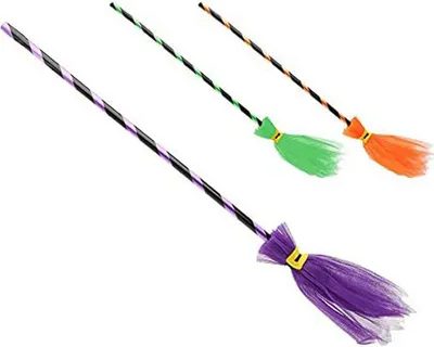 Obrázok produktu pre Metla Halloween čarodejnica 80 cm