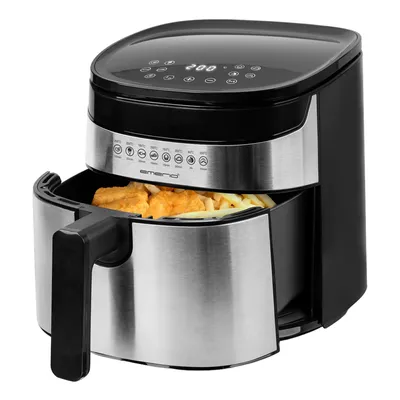Productafbeelding van Emerio Airfryer XL AF-129084 – 4,5 L – 1300 W – 8 Kookprogramma’s – 60 tot 200 °C – Zwart
