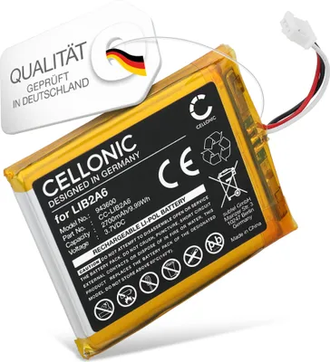 Produktbild von CELLONIC 1x Akku für Haustechnik Kompatibel mit Visonic B3G-220, BGS-220, Transmitter VLE-320, LIB2A6 - (2700mAh, 3.6V)