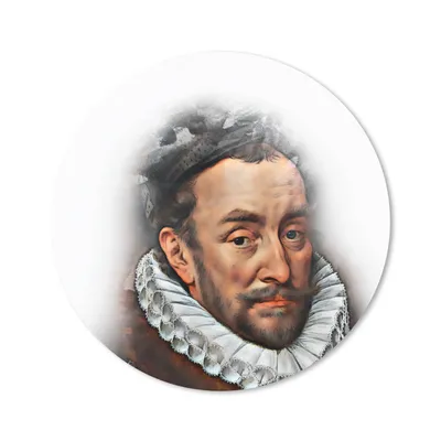 Produktbild von MuchoWow® Mauspad Mousepad Wilhelm von Oranien - Kunst - Weiß 30x30 cm - Mousepads - Maus Mat - Pad - Mausunterlage - Tischunterlage - Schreibtischmatten
