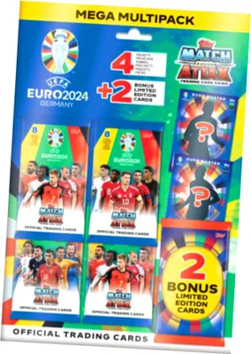 Produktbild von Topps UEFA EURO 2024 Germany Match Attax Karten - EM Sammelkarten - 1 Multipack