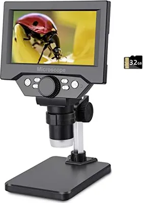 Produktbild von LCD Digital USB -Mikroskop, Koolertron 5,5 Zoll 1080p 8 Megapixel 1000x HD -Vergrößerung Zoom Wireless Mikroskopkamera