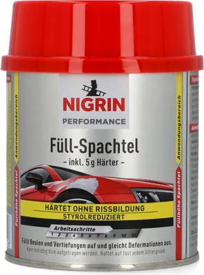 Produktbild von NIGRIN Performance Füll-Spachtel 250g inkl 5g Härter