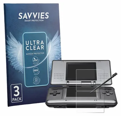 Produktbild von 6x Für Nintendo DS Schutzfolie Savvies Displayschutz Display Schutz Folie Klar Transparent
