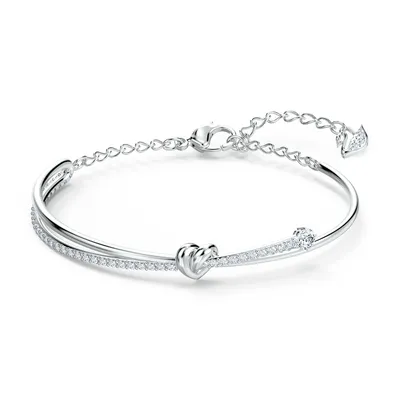 Obrázek produktu pro Náramek Swarovski 5517944 Lifelong Heart, bílý, rhodovaný