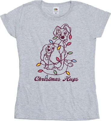 Produktbild von Disney - "Lady And The Tramp" T-Shirt für Damen BI26139 (L) (Grau)