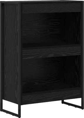 Obrázek produktu pro vidaXL Knihovna, černá, vzhled dubu, 60 x 30 x 86,5 cm