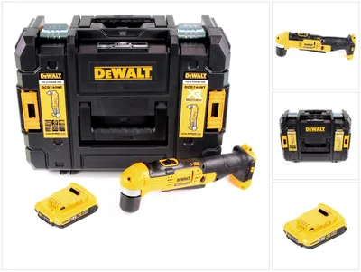 Obrázek produktu pro Akumulátorová úhlová vrtačka Dewalt DCD 740 NT 18 V 33 Nm + 1x akumulátor 2,0 Ah + TSTAK – bez nabíječky