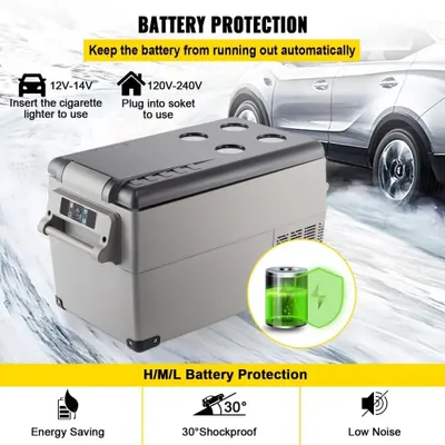 Productafbeelding van Auto Koelbox - Compressor Koelkast - Koelbox - Compressor Koelbox - Camping Koelkast - met Vriezerfunctie