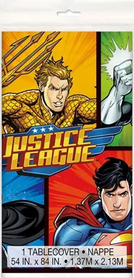 Immagine prodotto di Tovaglia Justice League tovaglia supereroe articolo su licenza colore rosso