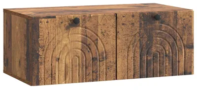 Image de Meuble TV mural Bois ancien 78,5 x 41 x 30 cm Bois d'ingénierie