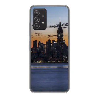 Produktbild von MuchoWow® Handyhülle Schutzhülle Hülle für Samsung galaxy a73 New York - Skyline - Amerika Silikon Softcase Handy Hülle - Handyhülle