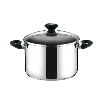 Zdjęcie produktu dla Zapiekanka gazowa ze stali nierdzewnej ze szklaną pokrywką GARNEK Garnek do zupy 3L