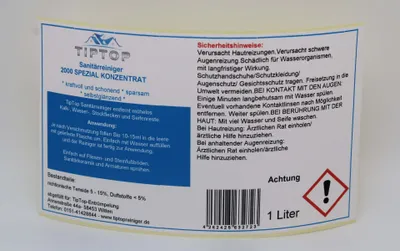 Produktbild von TipTop Sanitärreiniger 2000 Spezial Kontentrat – 1 Liter