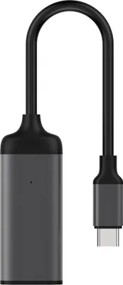 Produktbild von SilverHT 17122, Kabelgebunden, USB Typ-C, Ethernet, 1000 Mbit/s, Schwarz, Grau