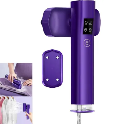 Produktbild von 2-in-1 Handdampfbügeleisen / Dampfglätter für Kleidung, 1200 W, tragbar für Reisen, 4 Bügelmodi, 15 Sekunden Schnellaufheizung