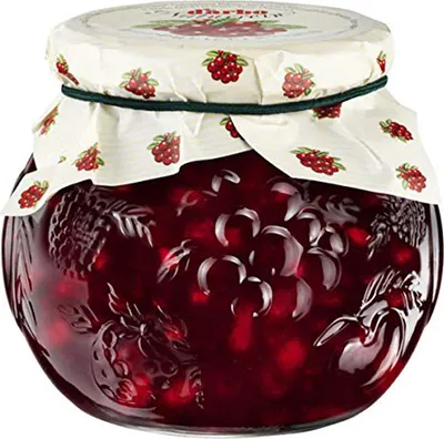 Image de Airelles sauvages Darbo Pureté naturelle Compote finement amère Pot décoratif 600g