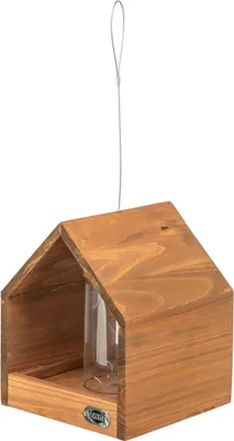 Produktbild von TRIXIE Vogelfutterhaus zum Aufhängen - braun - 20 × 24 × 20 cm