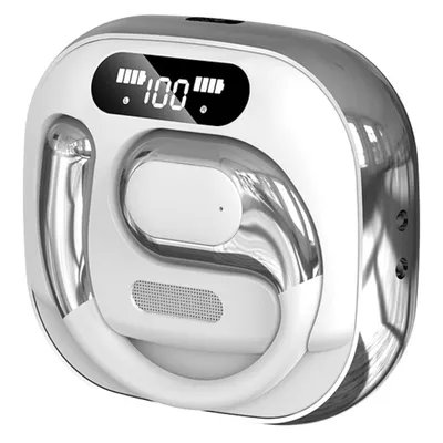 Produktbild von Open-Ear Kopfhörer, Bluetooth Earbuds, Open Earbuds mit Ohrhaken,Sicherer Halt, Hi-Res, Open-Ring Design,LED-Anzeige,IPX4 Wasserdicht