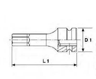 Obrázok produktu pre Tengtools 151420502 Úderový Šesťhran 1/2" 12Mm 921512-C