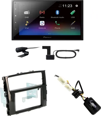 Produktbild von Pioneer DMH-A340DAB USB Bluetooth MP3 Einbauset für Mitsubishi Pajero ab 2015