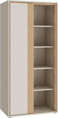 Produktbild von Furniture24 Regalschrank Wexlin Wexr621R-M820 Bücherregal Regal 76.3 X 164.9 X 50.2 Cm - Sandbeige