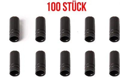 Produktbild von 100 Stück Shimano Fahrrad Schaltzug Endkappe Schaltzughülle 4mm