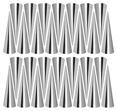 Productafbeelding van Cannoli-vormpjes, 30 stuks, roestvrij staal, schuimrollen, bakaccessoires