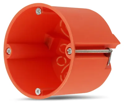 Produktbild von REV Hohlraumdose – Hohlwanddosen 25 St., Ø68mm, 60mm tief, Schrauben – orange