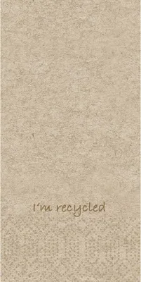 Produktbild von Duni Tissue Servietten 33 x 33cm I´m Recycled 2 lagig 300 Stück