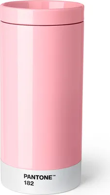 Zdjęcie produktu dla Kubek termiczny PANTONE To-Go Cup, stal nierdzewna, 430 ml, kolor: jasnoróżowy 182