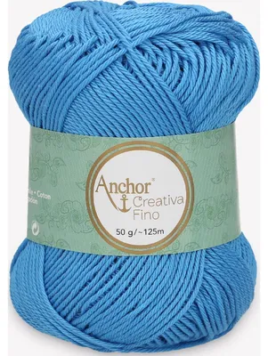 Productafbeelding van Anchor Creativa Fino – katoengaren voor haken en breien (color 00384)