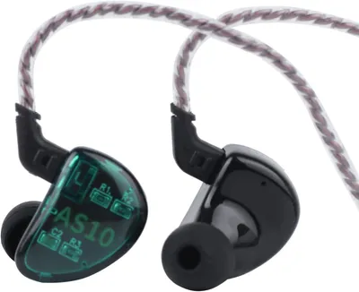Zdjęcie produktu dla Słuchawki Monitorowe KZ AS10 - Hi-Fi Stereo z 5 Przetwornikami Armaturowymi