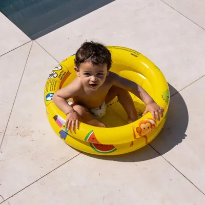 Produktbild von Swim Essentials Baby Pool Gelb 60 cm - 2 Ringe Unisex