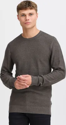 Produktbild von Blend BHMgoar Herren Strickpullover Pullover mit Rundhals Rippbündchen 100% Baumwolle Regular fit