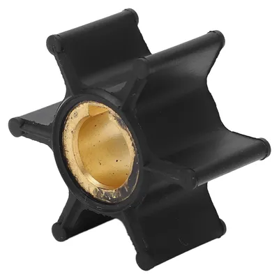 Imagen del producto de Rotor de bomba de agua para motor fueraborda, con 6 aspas, modelo 0387361, repuesto para motores Johnson Evinrude de 2 HP fabricados entre 1985 y 1990