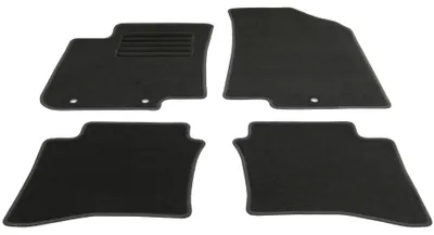 Fußmatten Set für Kia Rio III, Bj. 9/2011-1/2017, schwarz