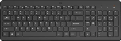 Immagine prodotto di Tastiera wireless HP 225, dimensioni complete (100%), wireless, RF wireless, nero