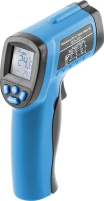 Produktbild von HÖGERT TECHNIK - Infrarot-Thermometer kontaktlos -50?°C bis +550?°C, digitales Laserthermometer mit 12:1 Optik, Celsius/Fahrenheit, für Werkstatt, Bau und Industrie