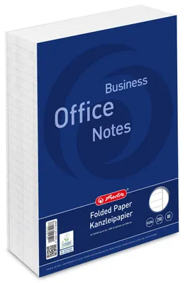 Produktbild von Landré Kanzlei-Papier A3 auf A4 gefalzt, liniert mit Rand rechts, 80 g/m², 250 B